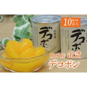 ふるさと納税 B9-12 デコポン缶詰(10缶入) 熊本県芦北町