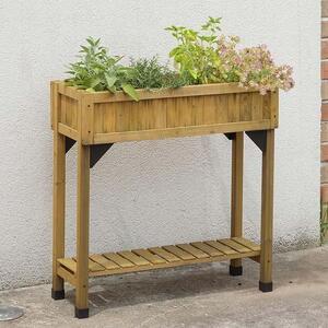 ふるさと納税 57939600 レイズドベッド ハーブプランター スリム ナチュラル 和歌山県海南市