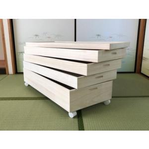 ふるさと納税 桐たんす 総桐着物収納4段キャス...の詳細画像1