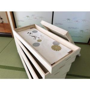 ふるさと納税 桐たんす 総桐着物収納4段キャス...の詳細画像2