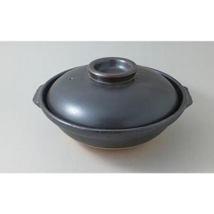ふるさと納税 有田焼 黒 尺土鍋【ヤマト陶磁器】...の商品画像