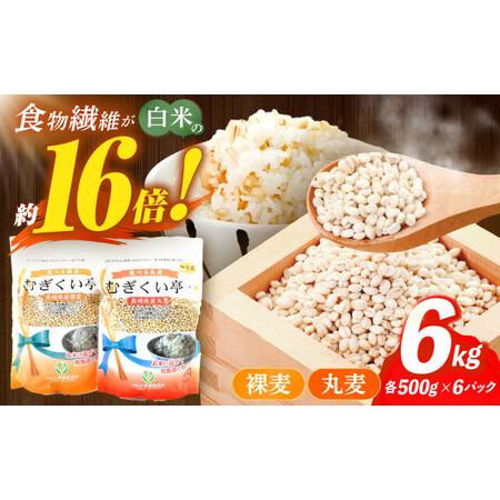 ふるさと納税 むぎくい亭(丸麦500gｘ6・裸麦500gｘ6) / 麦 丸麦 はだか麦 麦味噌 雑穀...