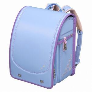 ふるさと納税 【ペールブルー×ラベンダー】フィットちゃんランドセル　リトルスタープリンセス安ピカッ楽...