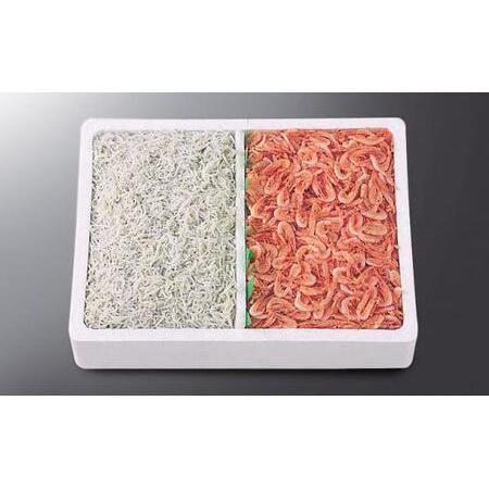 ふるさと納税 釜揚げしらす・釜揚げ桜えびセット（各400ｇ） 海の幸 【配送不可：離島】◇ 静岡県静...