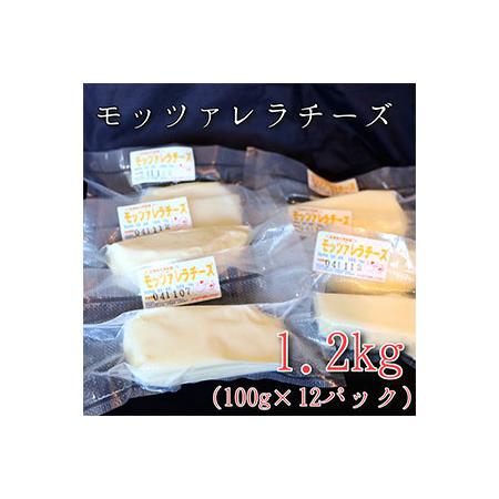 ふるさと納税 モッツァレラチーズ12個(1.2kg)セット　大津牧場の搾りたてミルクで作ったチーズ ...