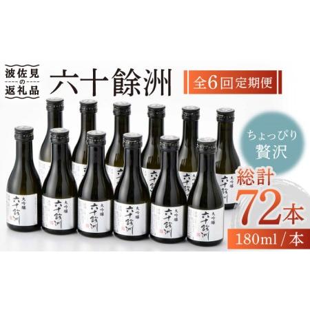 ふるさと納税 【全6回定期便】六十餘洲 大吟醸 12本 ちょっぴり贅沢 【今里酒造】[SA34] 長...