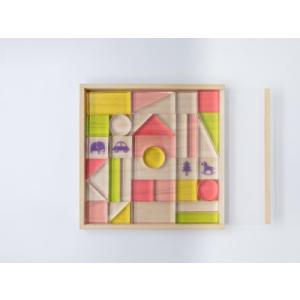 ふるさと納税 おもちゃを閉じ込めたアクリル積み木 36ピース ピンク HIKARINOTOY インテリア 知育 玩具 プレゼント お祝い｜こだわりの逸品 .. 大阪府河内長野市