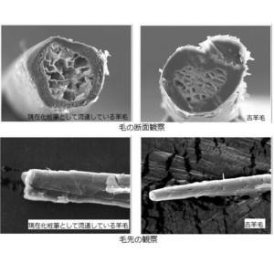 ふるさと納税 高級 化粧筆 古羊毛 花 パール...の詳細画像3