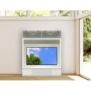 ふるさと納税 ヴァイス 幅160cm テレビボード 壁面収納 テレビ台 リビング収納 ガラス棚 高級 大川家具 LEDライト【開梱設置】 福岡県大川市