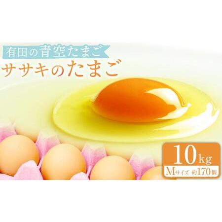 ふるさと納税 有田の青空たまご ササキのたまご Mサイズ 10kg 約170個 和歌山県有田川町