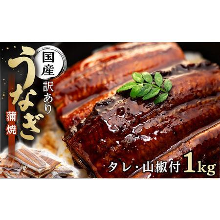 ふるさと納税 うなぎ 訳あり 国産 うなぎ 1食 パック 合計1kg 山椒 付き タレ 30個  和...