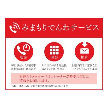 ふるさと納税 郵便局の「みまもりでんわサービス」（携帯電話）＜6ヶ月＞ 鳥取県南部町
