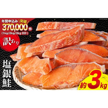 ふるさと納税 訳あり 銀鮭 切身 約3kg [宮城東洋 宮城県 気仙沼市 20562581] 鮭 海...