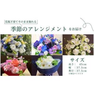 ふるさと納税 空間を彩る 季節のフラワーアレン...の詳細画像1