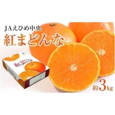 ふるさと納税 【紅まどんな正規化粧箱入】紅まどんな約3kg青秀以上 L-3L 【AB0062】 愛媛...