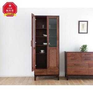 ふるさと納税 旭川家具 クリエイトファニチャー W&B(ダブルアンドビー) キャビネット 70 【 国産 無垢 インテリア 木製 収納 モダン ヴィン.. 北海道旭川市
