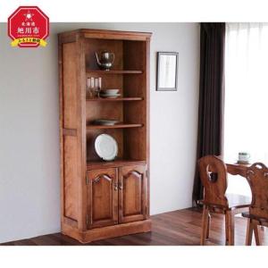 ふるさと納税 旭川家具　クリエイトファニチャー　CHELSEAオープンキャビネット 【 国産 無垢 インテリア 木製 収納 スタイリッシュ キャビネッ.. 北海道旭川市