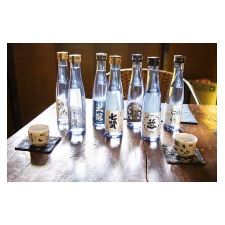 ふるさと納税 山梨地酒　名山の水　山の酒　純米酒飲み比べ7本セット 100-009 山梨県笛吹市