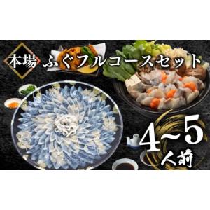 ふるさと納税 とらふぐ刺身＆ちり＆唐揚げセット4-5人前 冷凍 【ふぐ】 BV 山口県下関市