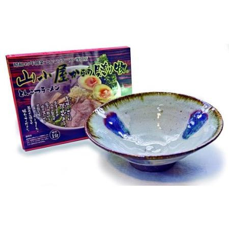 ふるさと納税 【上野焼香春徹山窯】ラーメンどんぶり＜白＞1個と九州とんこつラーメン9食セット 福岡県...