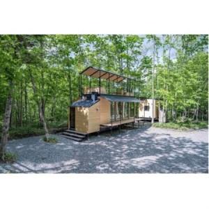 ふるさと納税 【Moving Inn Tokachi 北の森】NAGAME 1泊2食付ペア宿泊券_旅...