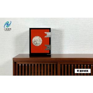 ふるさと納税 朱塗手許箪笥 城家飾り 朱と黒 《創業明治2年 田中家具 謹製》【田中家具】 福島県二本松市