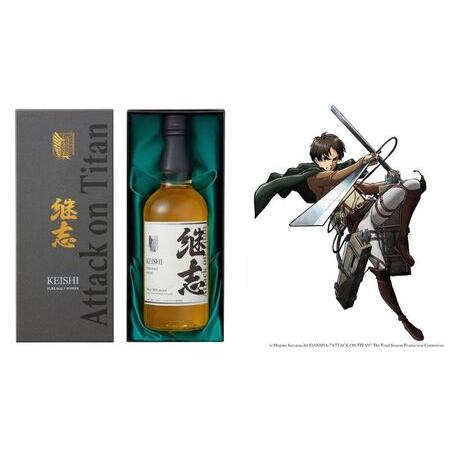 ふるさと納税 限定 進撃の巨人 ウイスキー 700ml コラボ モルトウイスキー 洋酒 酒 アニメ ...