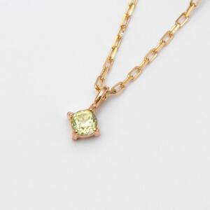 ふるさと納税 K10イエローゴールド 天然石ネックレス【8月誕生石ペリドット】上品な華奢見え4本たてづめ 長さ40cm K10-05-08 / 金 ゴールド ジュ.. 滋賀県大津市