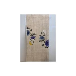 ふるさと納税 名古屋帯 麻 3種類の紫陽花柄 ...の詳細画像2