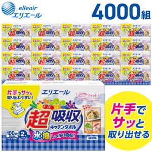 ふるさと納税 エリエール 超吸収 キッチンタオル シートタイプ 100W 2P 20パック 愛媛県四国中央市