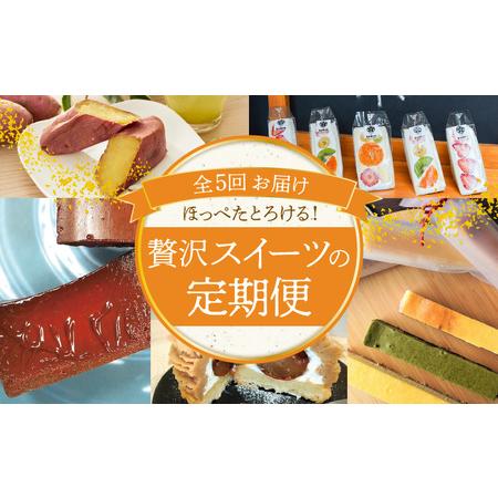ふるさと納税 【全5回】ほっぺたとろける！贅沢 スイーツの定期便 H028-084 愛知県碧南市