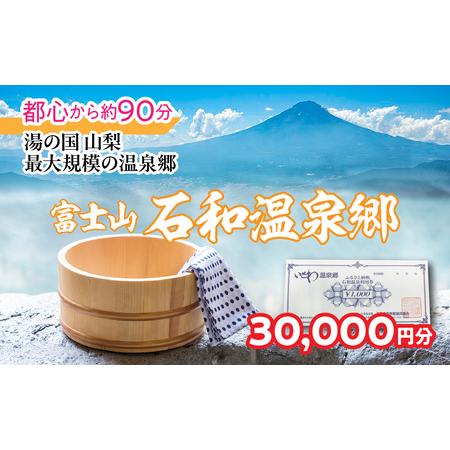 ふるさと納税 ふるさと納税石和温泉利用券＜利用券30,000円分＞ 038-002 山梨県 笛吹市 ...