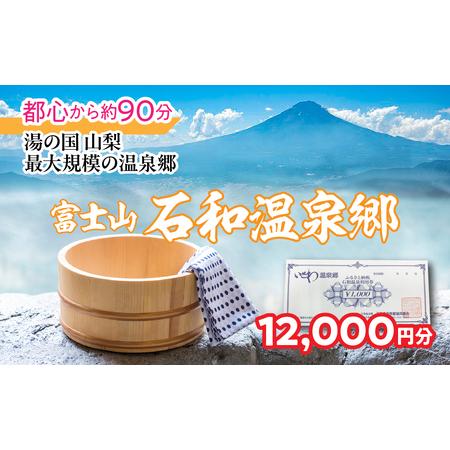 ふるさと納税 ふるさと納税石和温泉利用券＜利用券12,000円分＞ 038-013 山梨県 笛吹市 ...