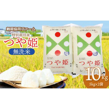 ふるさと納税 【令和7年産】【新米】 特別栽培米つや姫 無洗米 10kg (5kg×2袋) 山形県鶴...