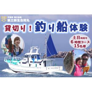 ふるさと納税 【貸切り】釣り船体験コース(土日利用可6時間15名様まで) [0600-0003] 千...