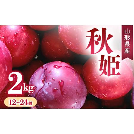 ふるさと納税 【先行予約 令和8年度発送】すもも 秋姫 2kg（12〜24玉） フルーツ 果物 くだ...