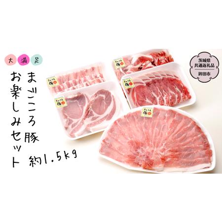 ふるさと納税 大満足！まごころ豚 お楽しみ セット 約1.5kg（茨城県共通返礼品 鉾田市） ブラン...