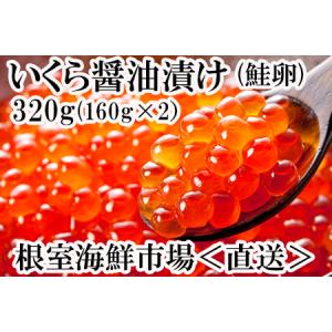 ふるさと納税 いくら醤油漬け(鮭卵)160g×2P(計320g) A-14111 北海道根室市