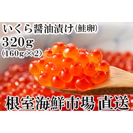 ふるさと納税 いくら醤油漬け(鮭卵)160g×2P(計320g) A-11101 北海道根室市