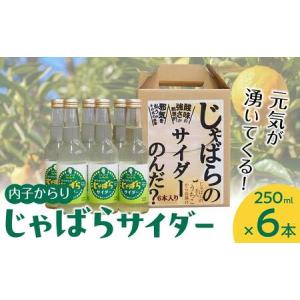 ふるさと納税 内子からり じゃばらサイダー（250ml×６本入り）【飲料 ソフトドリンク 人気 おすすめ 送料無料】 愛媛県内子町｜furunavi