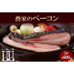 ふるさと納税 農家のベーコン 300g 2個 ベーコン 豚肉 豚 豚ばら ポーク ブロック 厚切り お取り寄せ BBQ おつまみ ギフト 冷凍 洞爺湖サミット .. 北海道札幌市｜furunavi