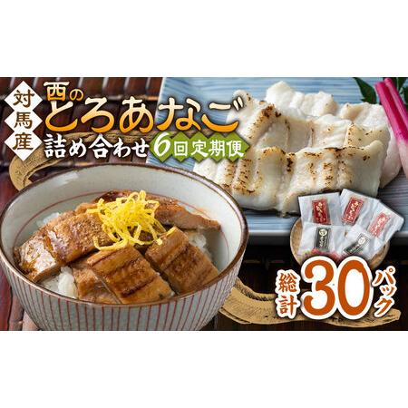 ふるさと納税 【全6回定期便】対馬産 穴子 詰め合わせ 5PAC [WAV007] 対馬 新鮮 とろ...