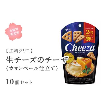 ふるさと納税 グリコ 生チーズのチーザ＜カマンベール仕立て＞ 10個セット 鳥取県南部町 チーザ C...