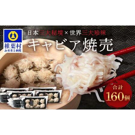 ふるさと納税 【日本三大秘境×世界三大珍味】平家キャビアが焼売に！！キャビア焼売 8個入り×20パッ...