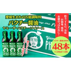 ふるさと納税 パクチー醤油 300% 48本 セット 旭合名会社 パクチー 醤油 コリアンダー ごま油 ニンニク 万能 調味料 国産 愛媛 宇和島 J145-05.. 愛媛県宇和島市