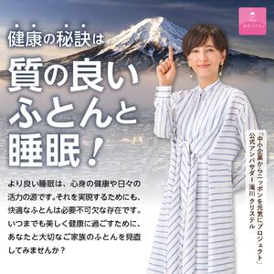 ふるさと納税 【甲州羽毛合掛けふとん】ウクライ...の詳細画像3