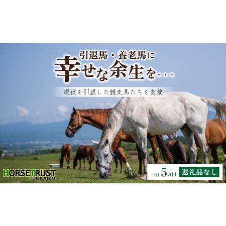 ふるさと納税 【引退競走馬 余生支援】北海道 岩内町 ホーストラスト北海道支援 5万円コース 引退馬...