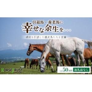 ふるさと納税 ホーストラスト北海道支援 50万円コース 引退馬 F21H-560 北海道岩内町