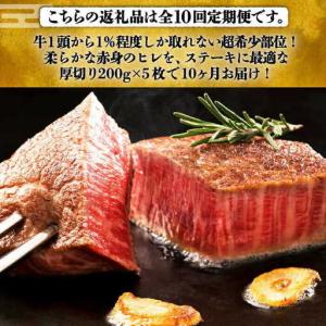 ふるさと納税 【全10回定期便】 博多和牛 ヒ...の詳細画像3