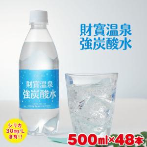 ふるさと納税 A1-22563／財寶温泉強炭酸水 500ml×48本 鹿児島県垂水市